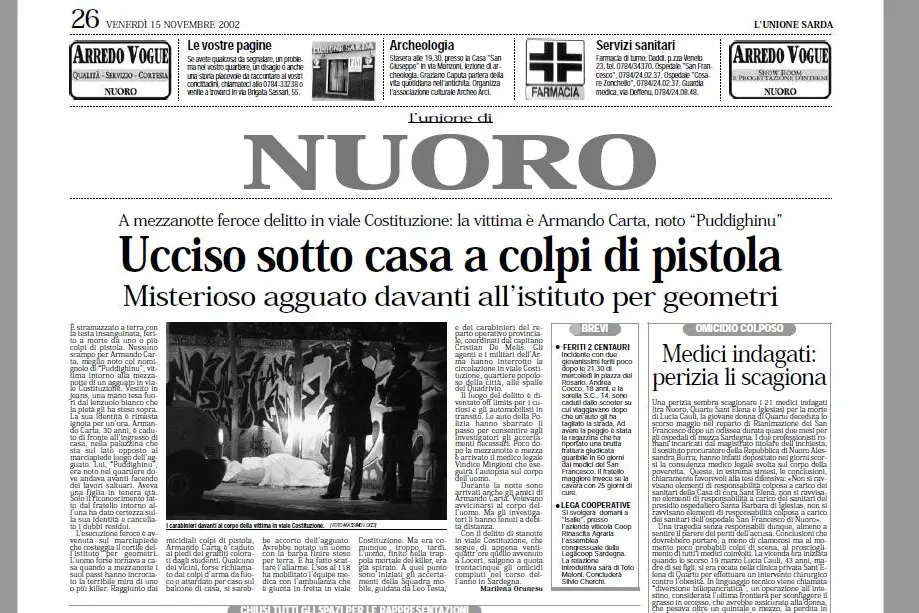 (Archivio L'Unione Sarda)