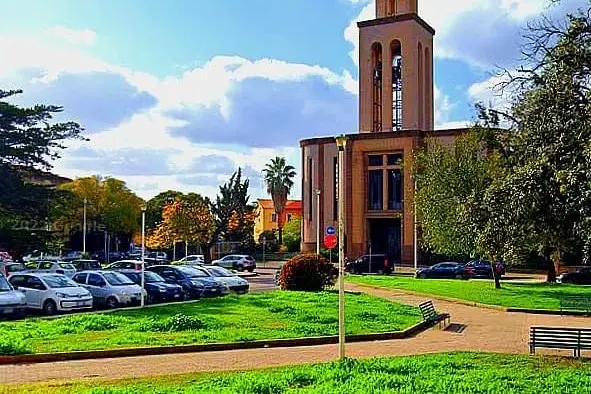Piazza Sacro Cuore a Sassari (foto Tellini)