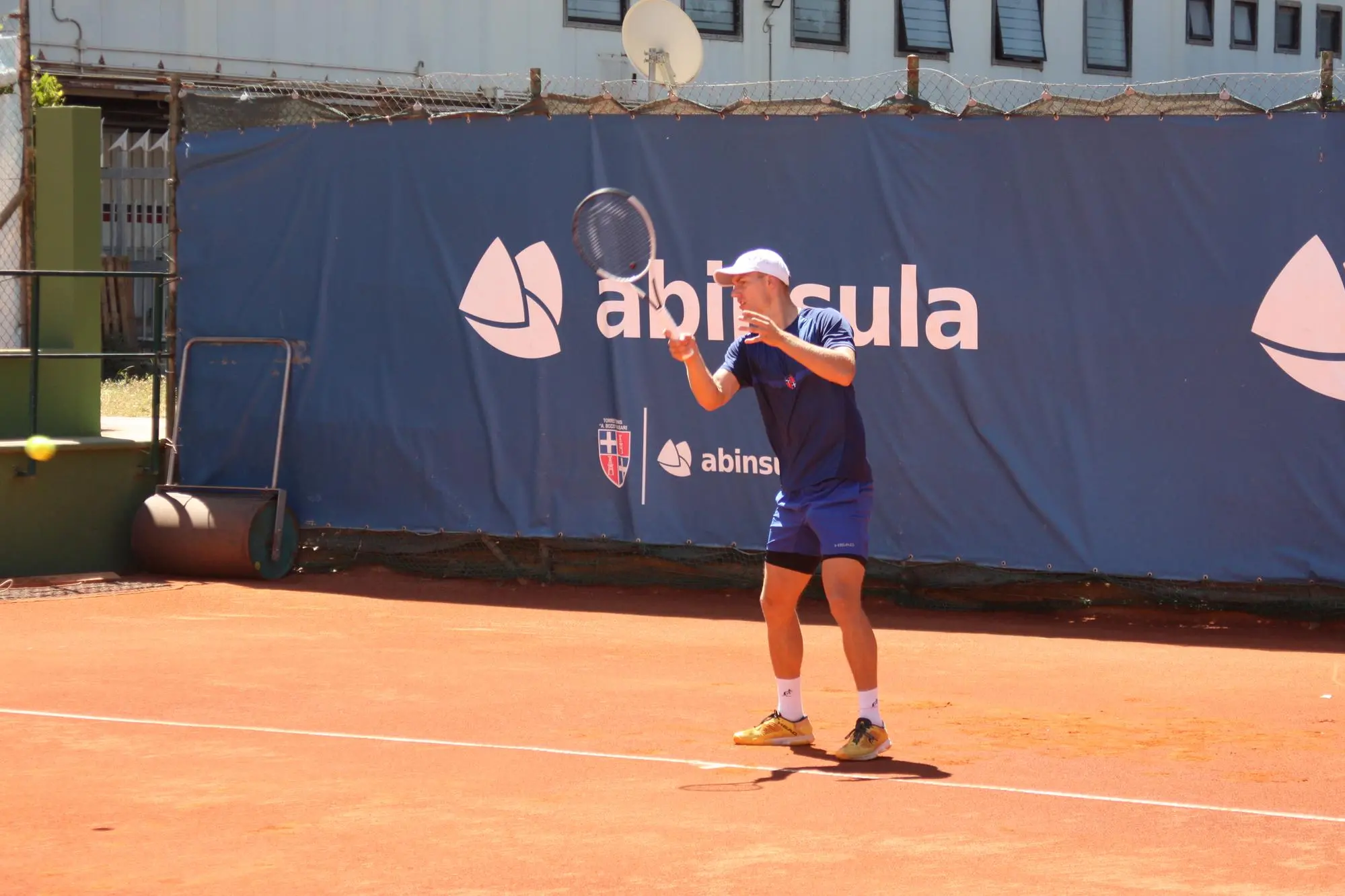 Robert Strombachs, alfiere della Torres Tennis (Foto Antonio Burruni)