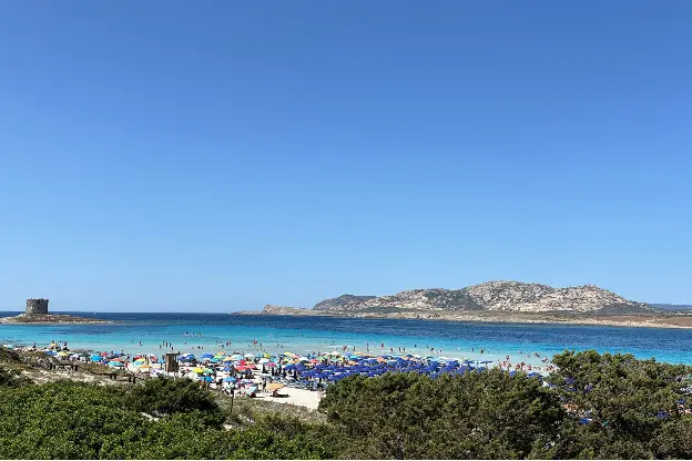 La spiaggia La Pelosa-Stintino (foto Pala)