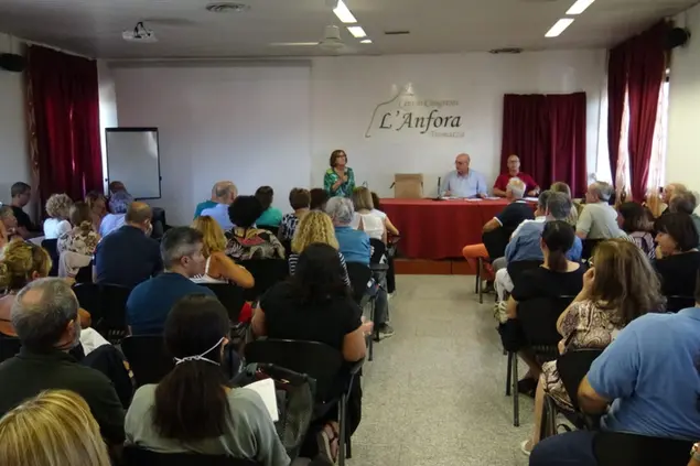 L'assemblea a Tramatza