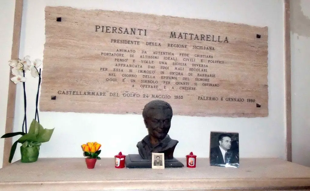 La tomba di Piersanti Mattarella (Ansa)