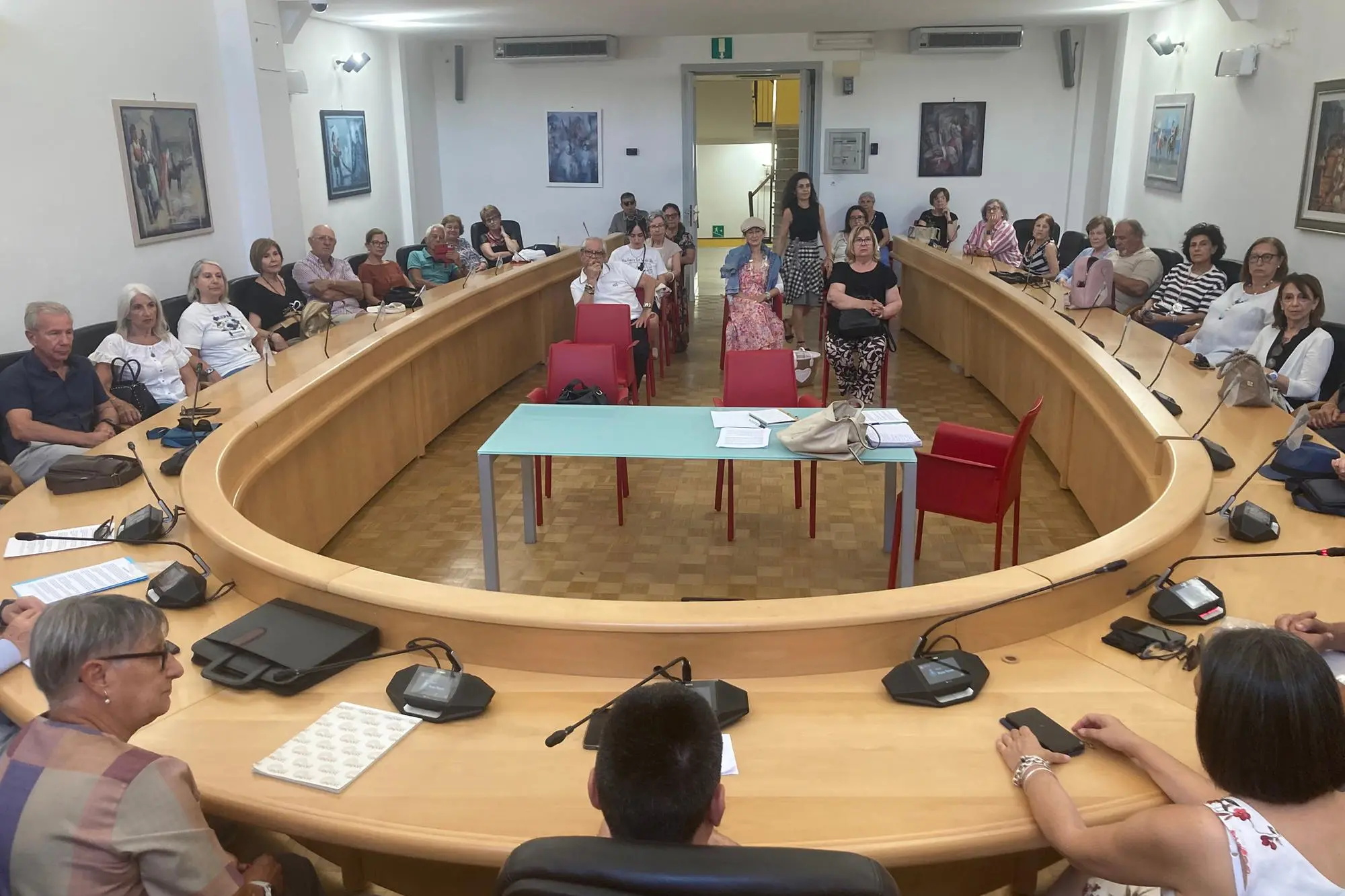 La presentazione dell'Universita tre età Porto Torres (foto Pala)