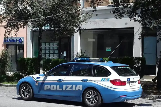 Una pattuglia (Archivio L'Unione Sarda)
