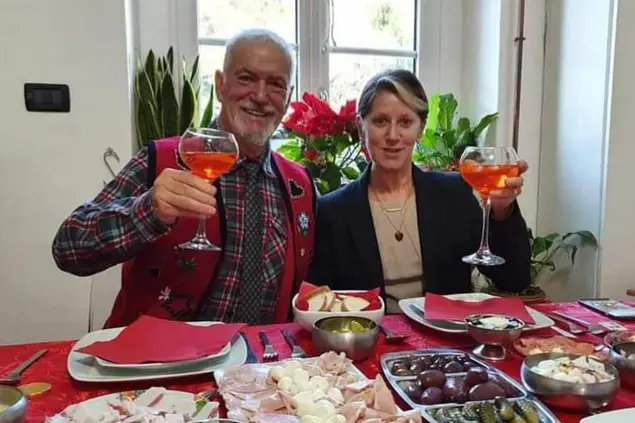Sebastiano Visintin e Liliana Resinovich (Ansa)