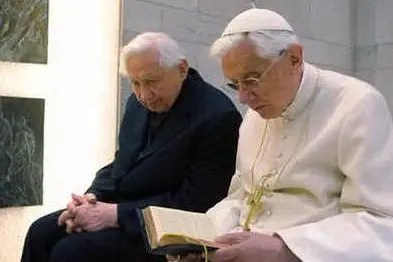 Georg e Joseph Ratzinger (foto Ansa)