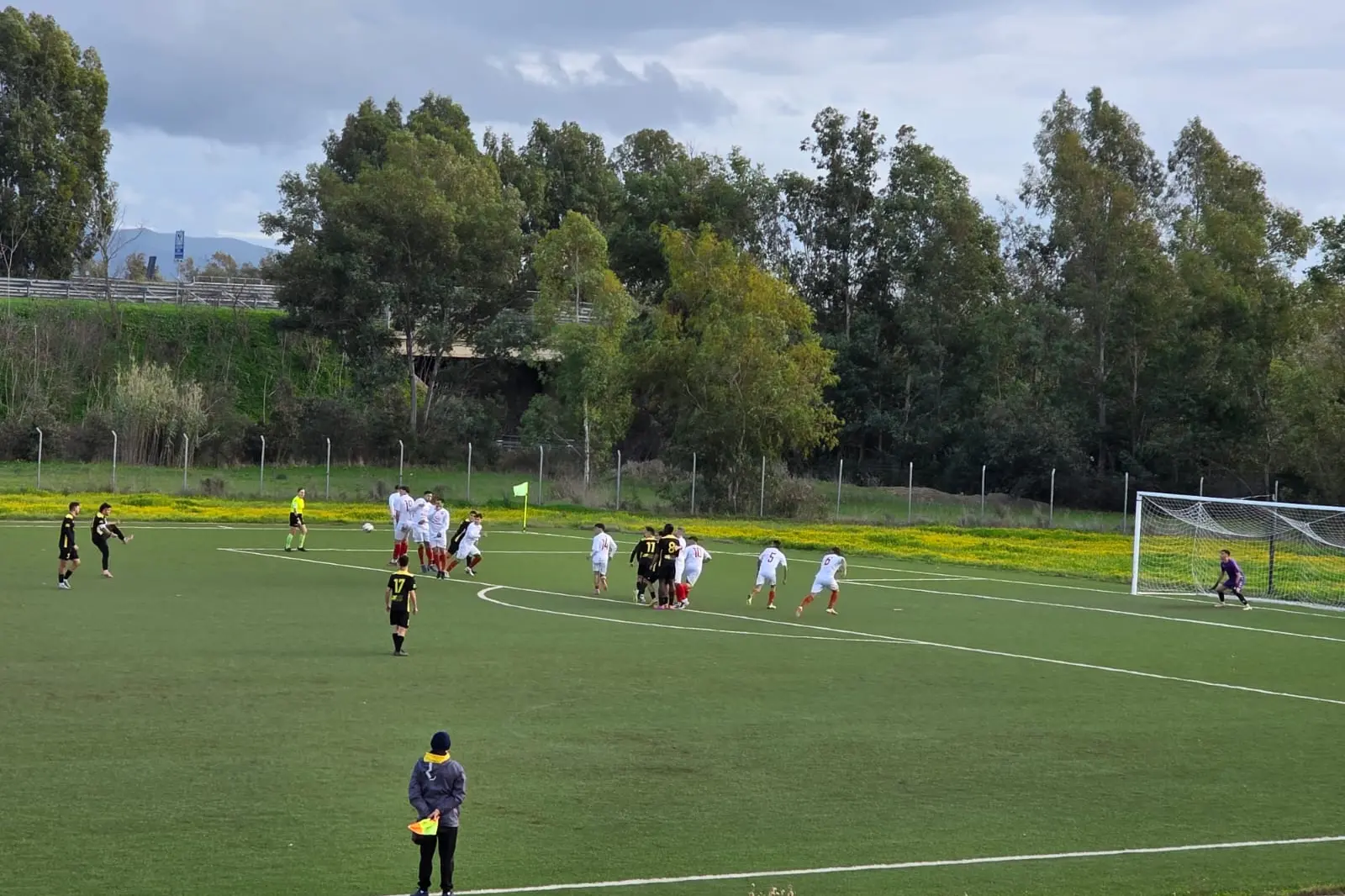 Una partita del Santa Giusta (foto di Giacomo Pala)