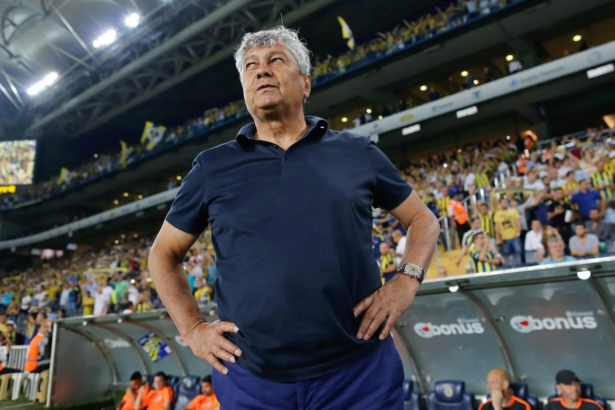 Mircea Lucescu (foto Ansa/Epa)