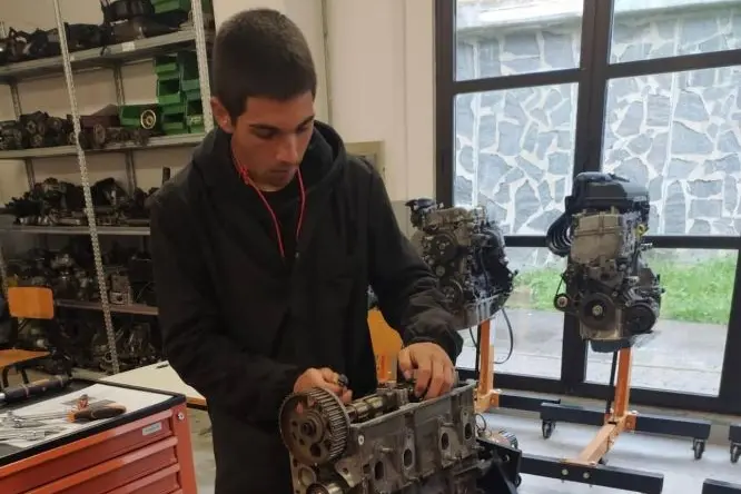 Giuliano Leoni durante la prova (foto concessa)
