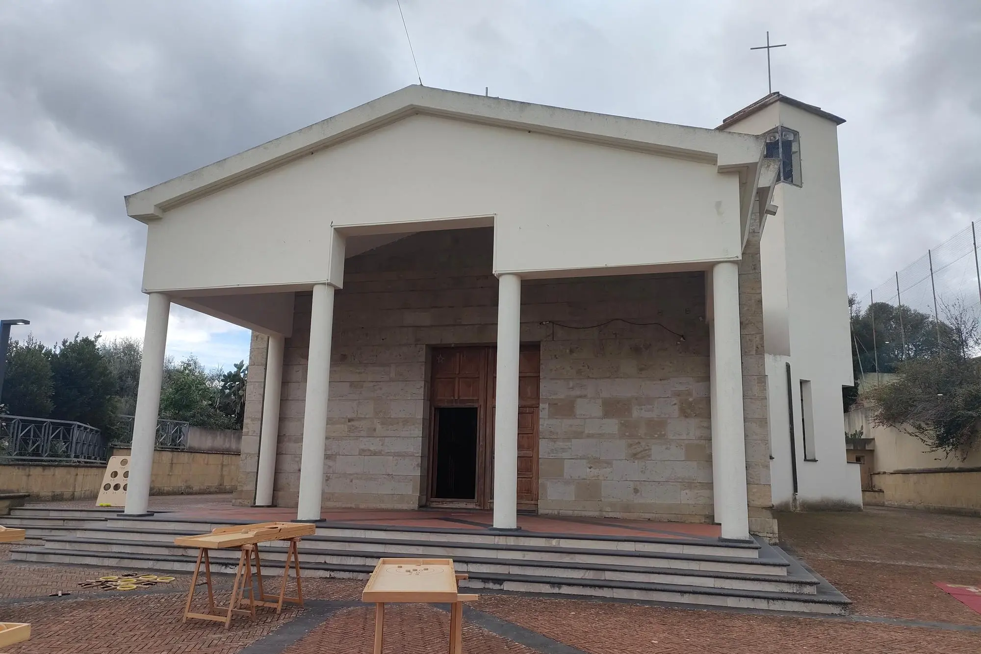 La Chiesa Parrocchiale di Pompu (foto di Giacomo Pala)