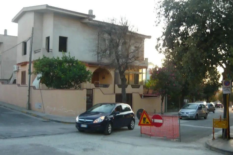 La zona di via Pineta (Archivio L'Unione Sarda)