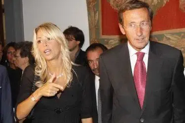 Gianfranco Fini e la compagna Elisabetta Tulliani