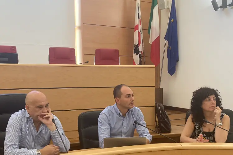 L'assessore al bilancio, Alessandro Carta, Porto Torres (foto Pala)