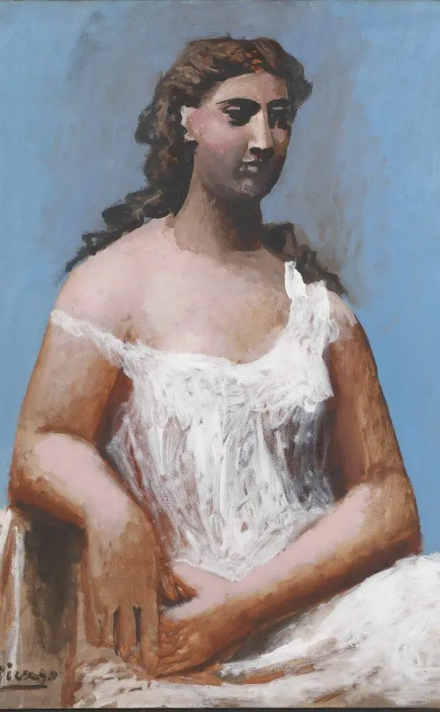 &quot;Femme assise en chemise&quot;, 1923. Tate, Londra