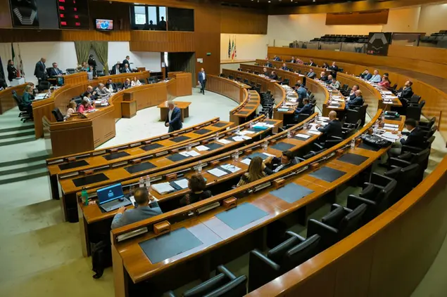 L'aula del Consiglio regionale della Sardegna