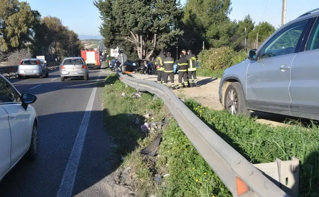 L'incidente sulla 131 Dir
