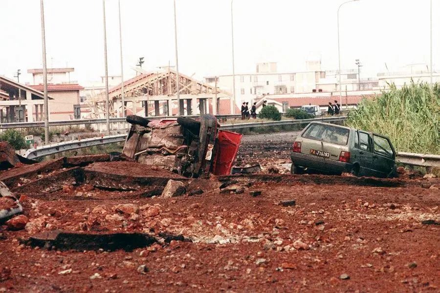 La strage di Capaci (Ansa)