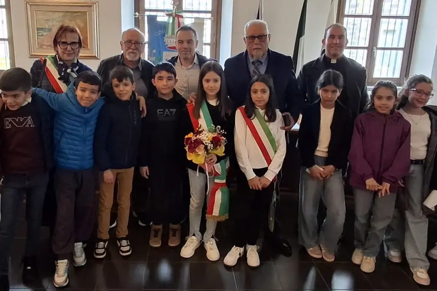 Sedilo, il consiglio comunale dei ragazzi (foto Corrias)