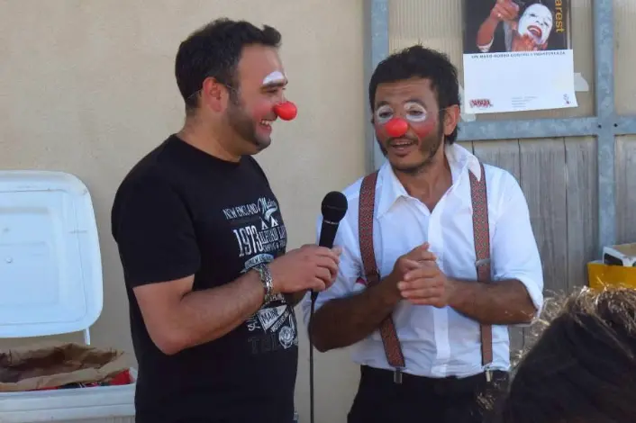 Clown protagonisti dell'evento (foto concessa)