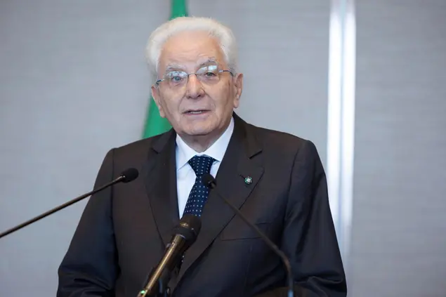 Il Presidente della Repubblica Sergio Mattarella (Ansa)