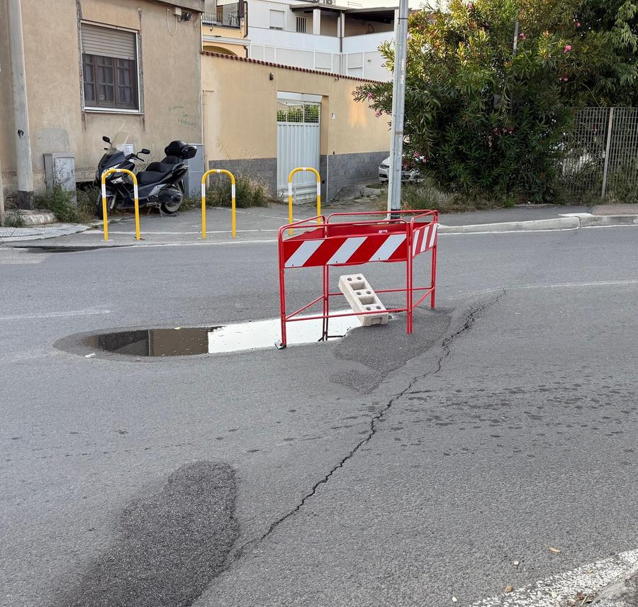 Crepe e avvallamenti sul ponte