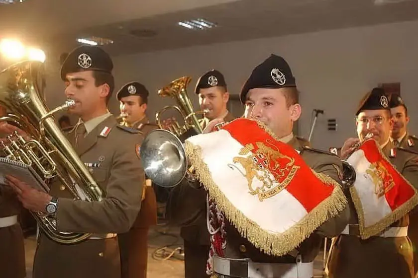 La Banda della Brigata Sassari (Archivio L'Unione Sarda)