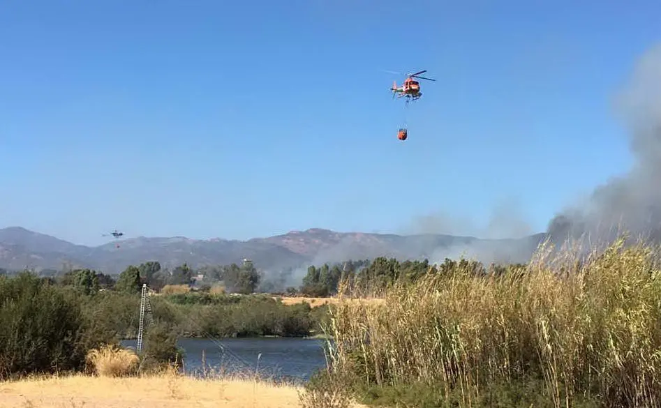 Gli elicotteri in azione