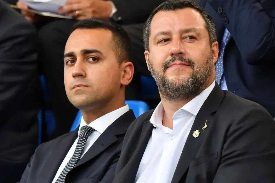 Luigi Di Maio e Matteo Salvini (Ansa)