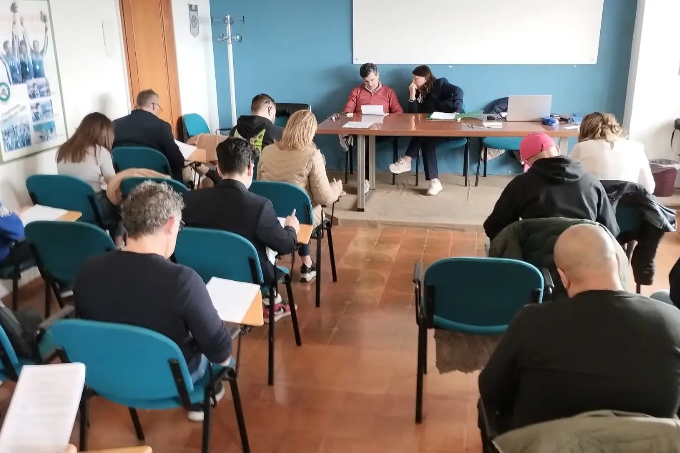 Un momento delle lezioni (foto concessa)