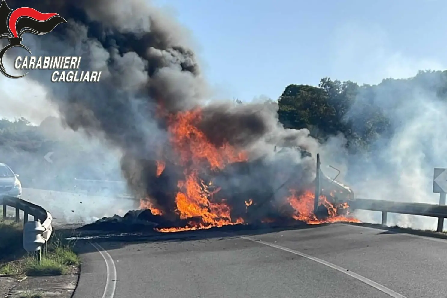 L'assalto (foto carabinieri)