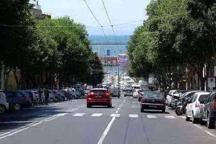 Viale Regina Margherita a Cagliari