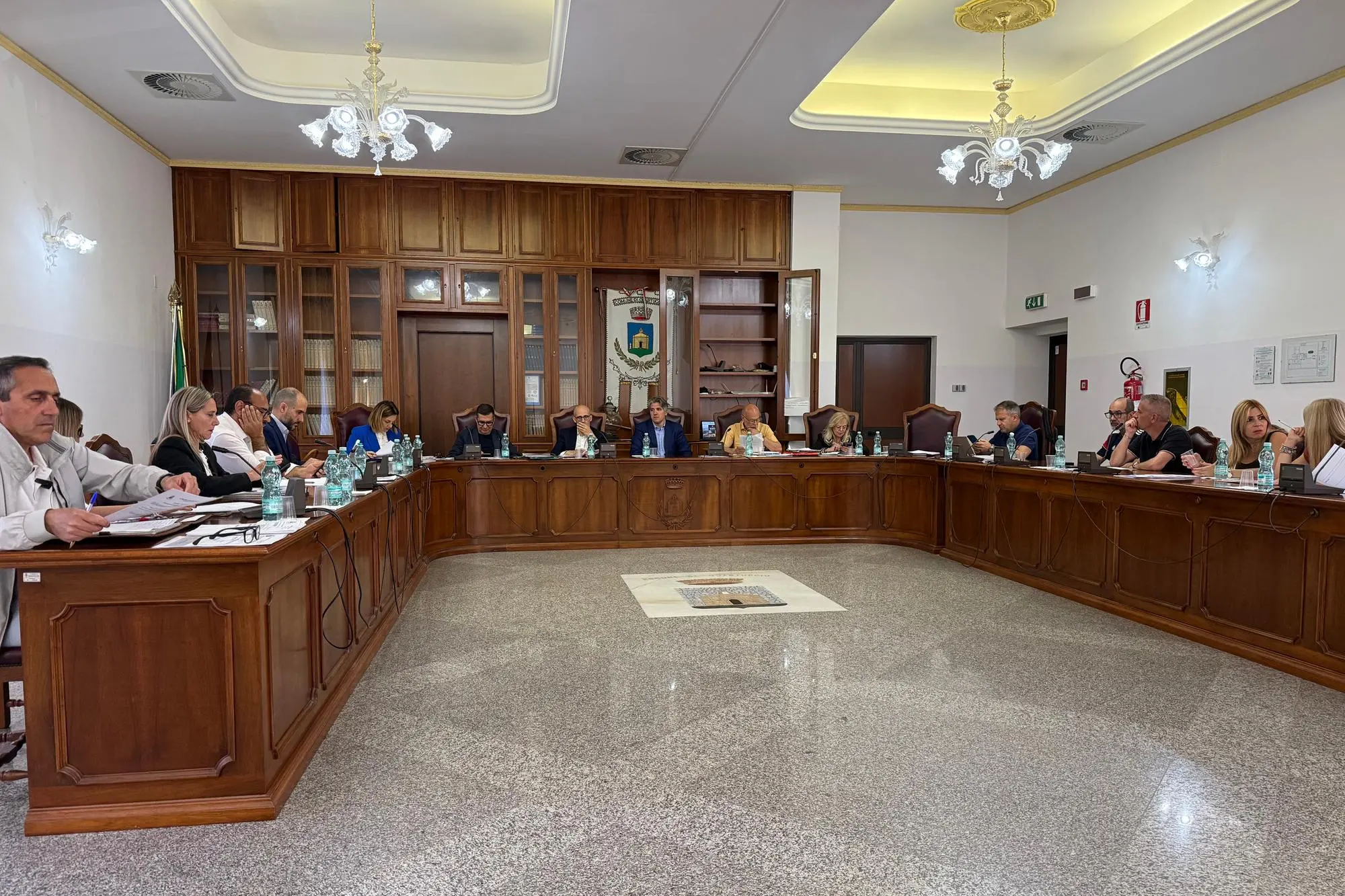 Una seduta del Consiglio comunale di Quartucciu