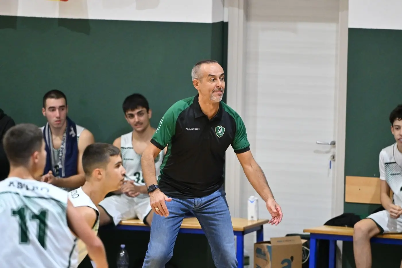 Il coach dell'Astro, Marco Sassaro (foto concessa Andrea Chiaramida)