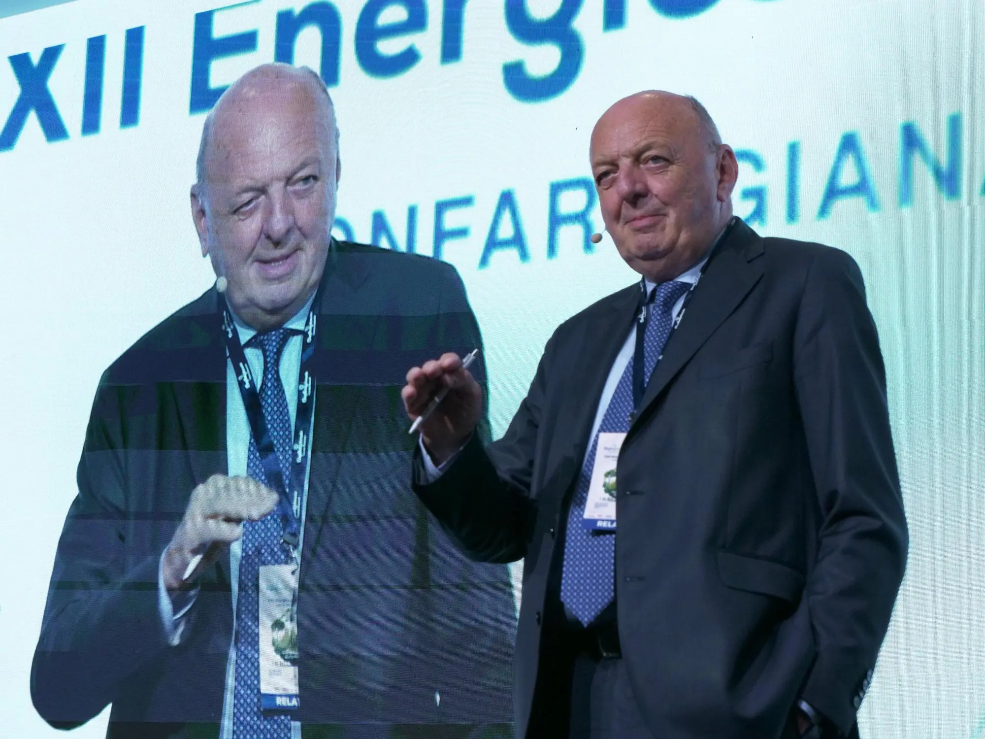 GILBERTO PICHETTO FRATTIN, ministro dell' Ambiente e della Sicurezza Energetica, durante la XXII edizione di Energies and Sustainability - Confartigianato High School a Chia, nel Comune di Domus de Maria, 21 settembre 2026. ANSA/G.A.Belvisi (NPK)