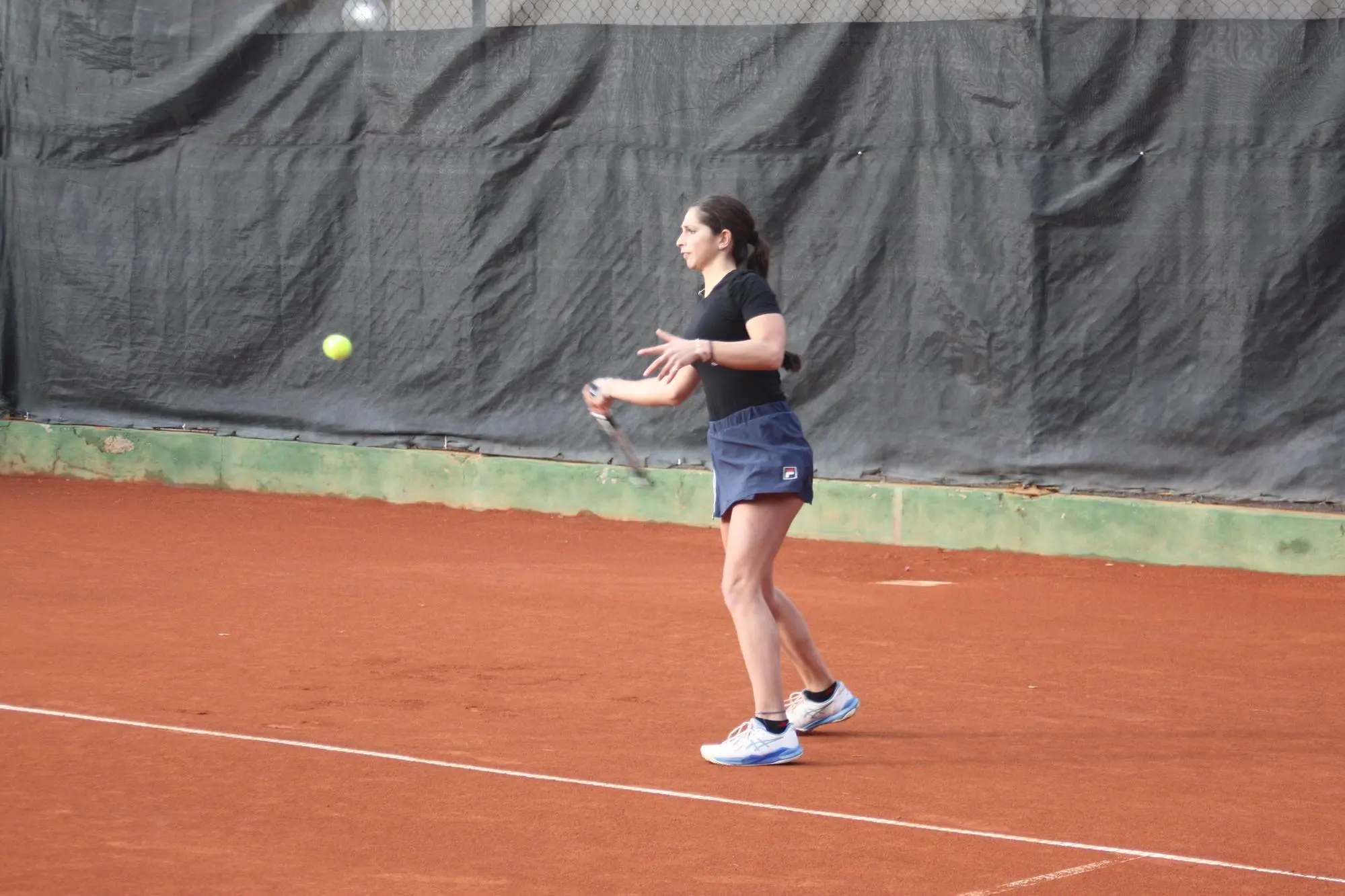 Barbara Dessolis eliminata nella semifinale del singolare femminile (foto Antonio Burruni)