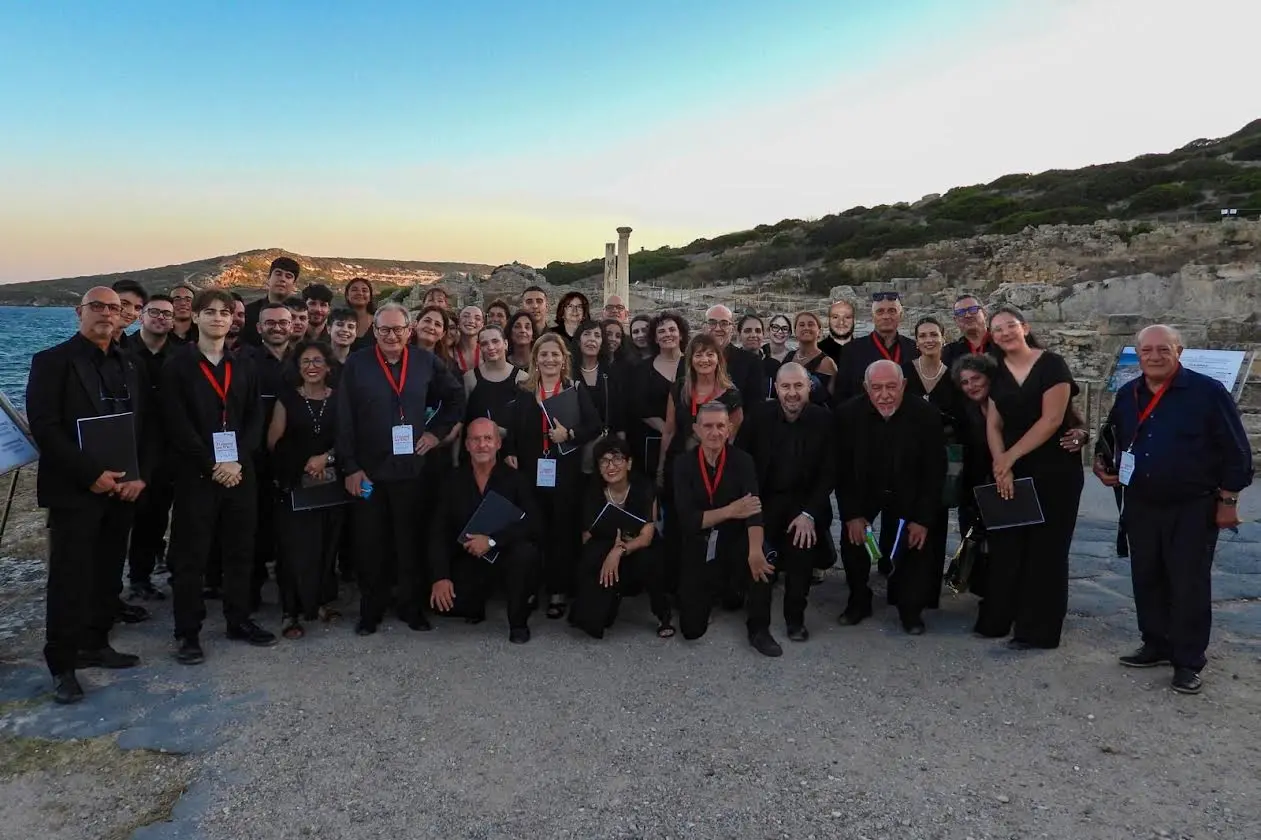 Tutti i coristi (foto concessa)