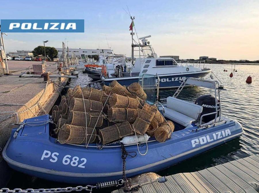 Pesca abusiva,  sequestrate 70 nasse
