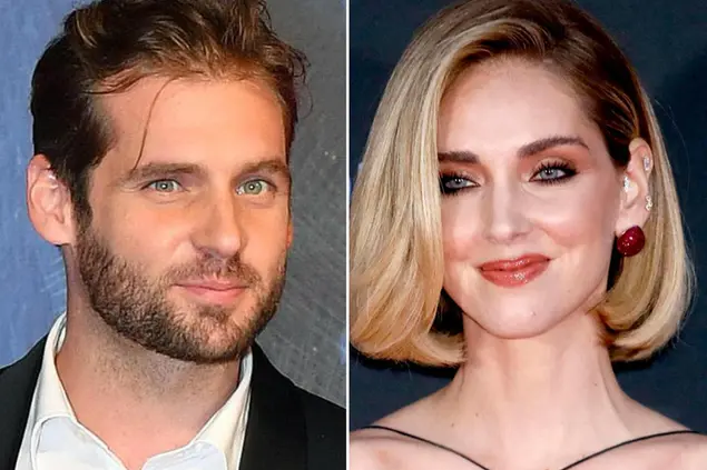 Tomaso Trussardi e Chiara Ferragni (Ansa)