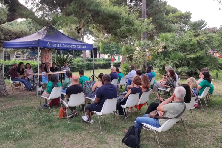 L'evento nel parco San Gavino a Porto Torres (foto Pala)