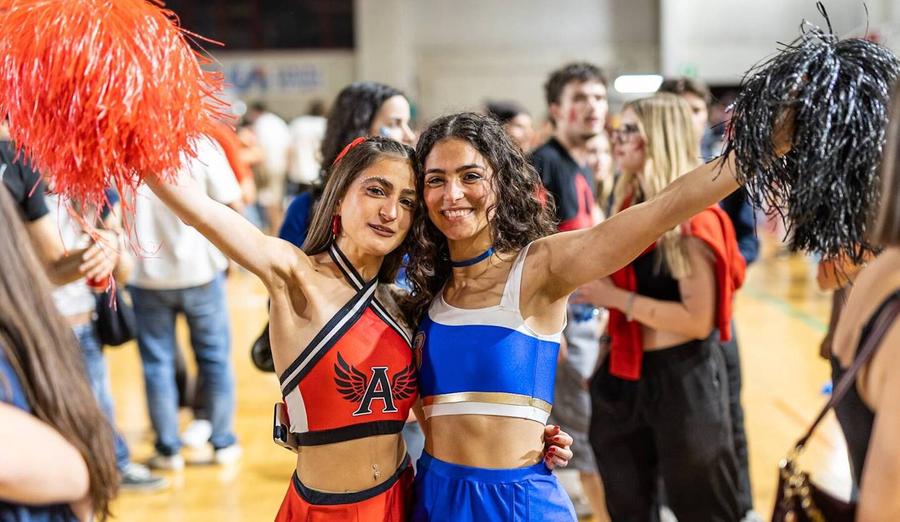 Agata e Maria, cheerleader “rivali” a Padova