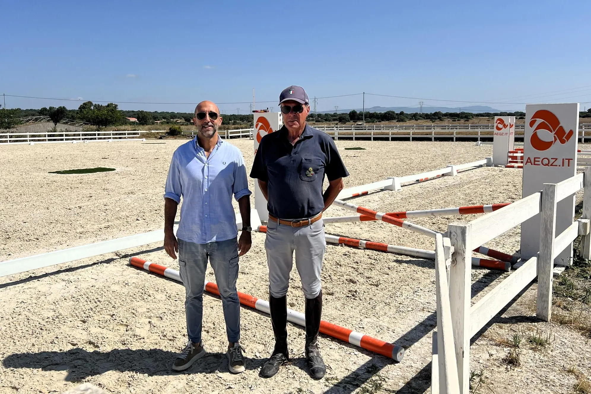 Il dirigente Asvi Marco Piras e il tecnico nazionale Gianluca Bormioli