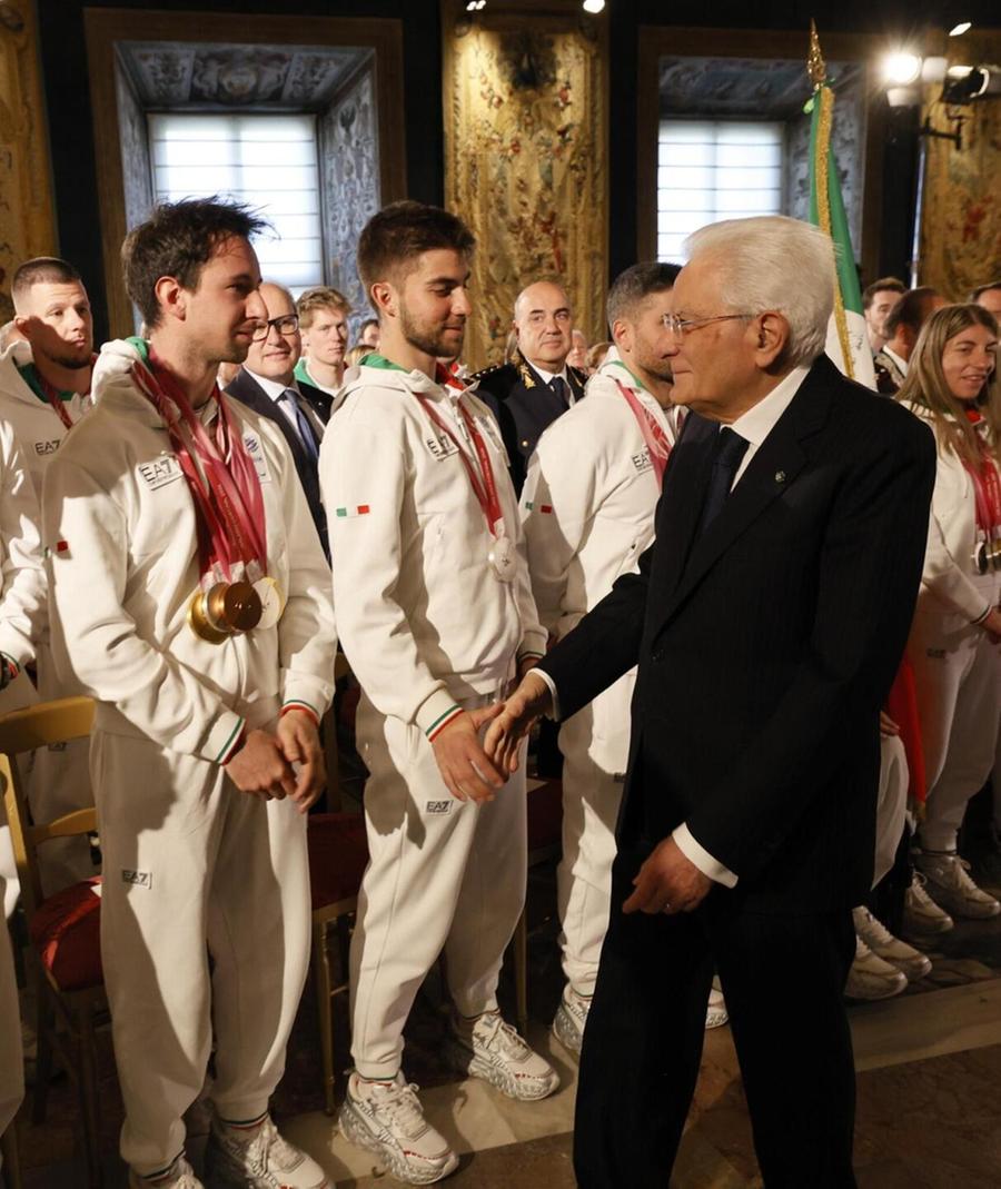 Mattarella applaude l’Italia dei Giochi