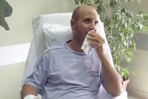 Angelo Spiga in ospedale