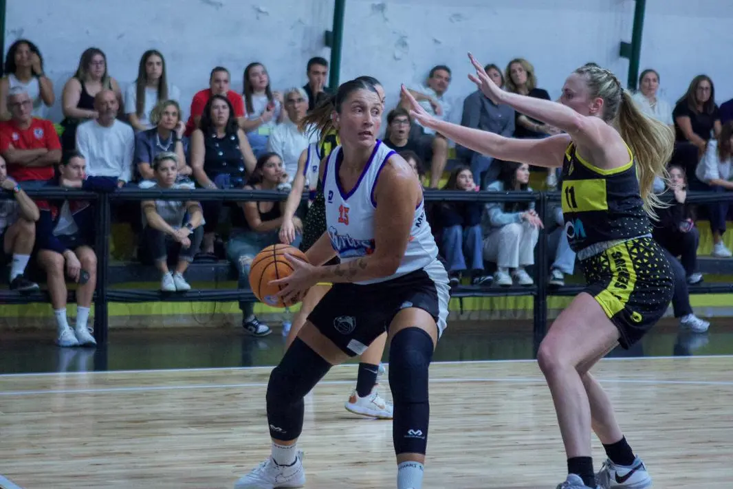 Caterina Mattera, lunga della Virtus Cagliari (foto Amerigo Pani)