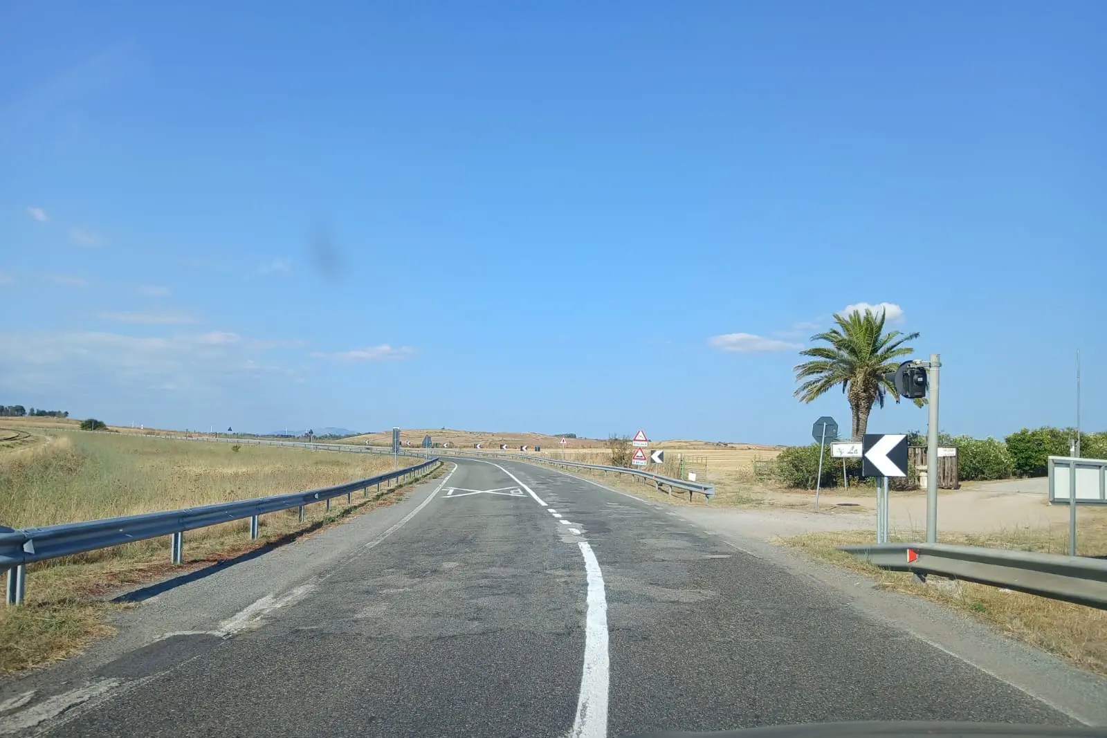 Statale 128, il chilometro 28