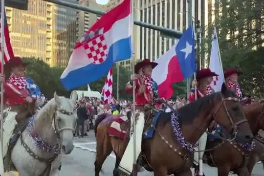 Mondiali, la Croazia spera: a Dallas parata a cavallo pre-Inghilterra