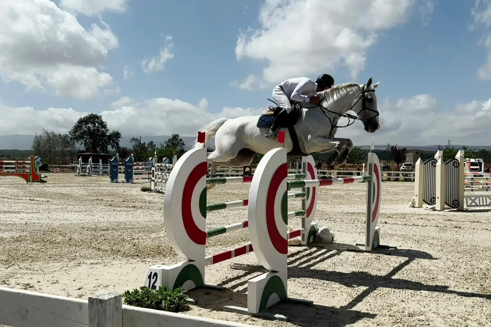 Giovanni Carboni in gara su Ardita Nice durante una manifestazione Asvi