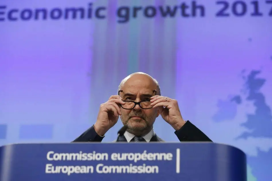 Il commissario europeo agli Affari economici Pierre Moscovici