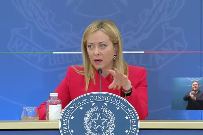 Giorgia Meloni (foto da frame video)