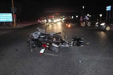 L'incidente sulla 554 - foto Belillo